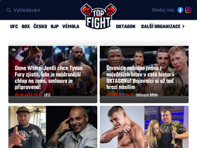 'top-fight.cz' screenshot