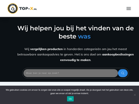 'top-x.nl' screenshot