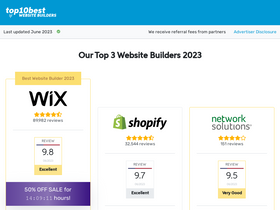'top10best-websitebuilders.com' screenshot