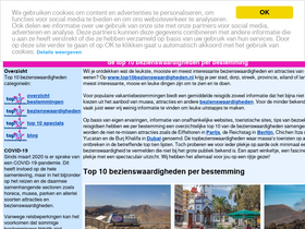 'top10bezienswaardigheden.nl' screenshot