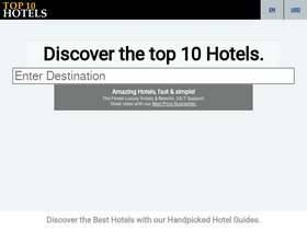 'top10hotels.com' screenshot