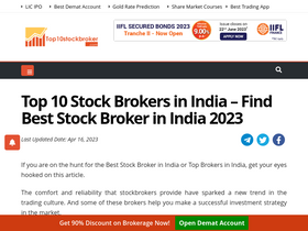 'top10stockbroker.com' screenshot