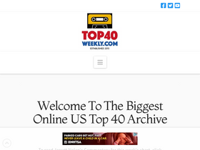 'top40weekly.com' screenshot
