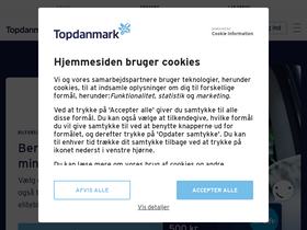 'topdanmark.dk' screenshot
