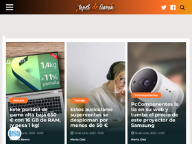 'topesdegama.com' screenshot