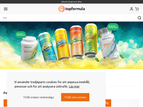 'topformula.se' screenshot
