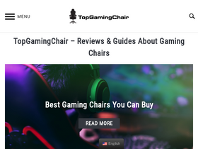 'topgamingchair.com' screenshot