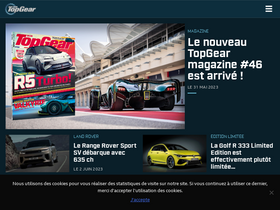 'topgear-magazine.fr' screenshot
