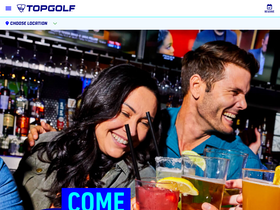 'topgolf.com' screenshot