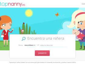 'topnanny.es' screenshot