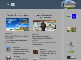 'topopyrenees.com' screenshot