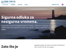 'toposiguranje.rs' screenshot