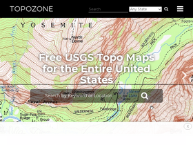 'topozone.com' screenshot
