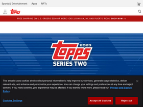 'topps.com' screenshot