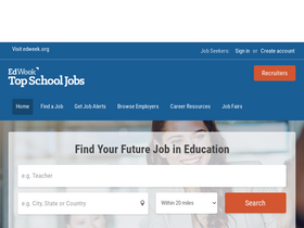 'topschooljobs.org' screenshot