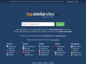 'topsimilarsites.com' screenshot