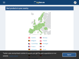'topten.eu' screenshot