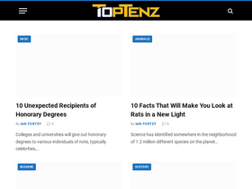 'toptenz.net' screenshot