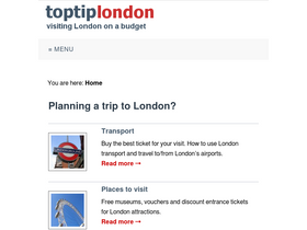 'toptiplondon.com' screenshot