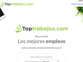 'toptrabajos.com' screenshot