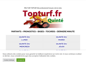'topturf.fr' screenshot
