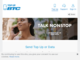 'topup-btc.com' screenshot