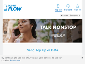 'topupflow.com' screenshot
