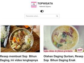 'topwisata.info' screenshot