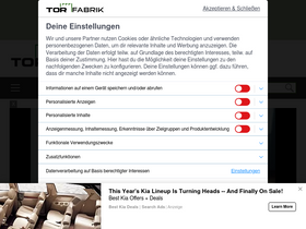 'torfabrik.de' screenshot
