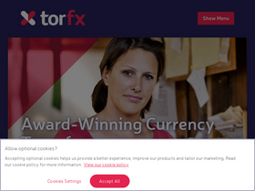 'torfx.com' screenshot