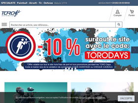'toro-distribution.com' screenshot