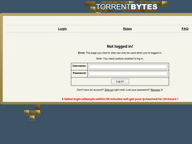 'torrentbytes.net' screenshot