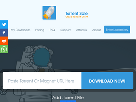 'torrentsafe.com' screenshot