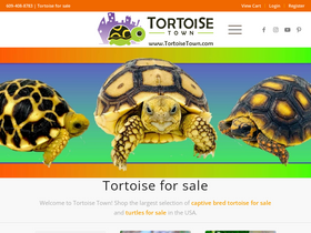 'tortoisetown.com' screenshot