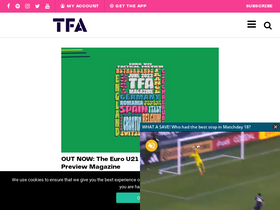 'totalfootballanalysis.com' screenshot