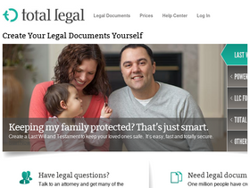 'totallegal.com' screenshot