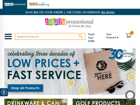 'totallypromotional.com' screenshot