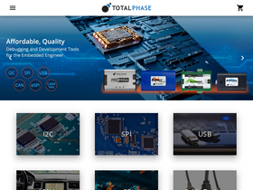 'totalphase.com' screenshot