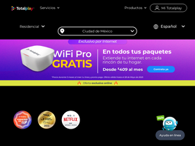 'totalplay.com.mx' screenshot