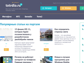 'totrdlo.ru' screenshot