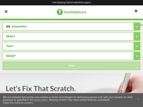 'touchupdirect.com' screenshot