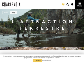'tourisme-charlevoix.com' screenshot