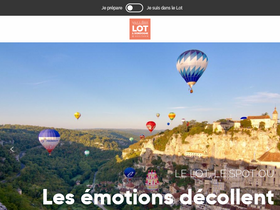 'tourisme-lot.com' screenshot