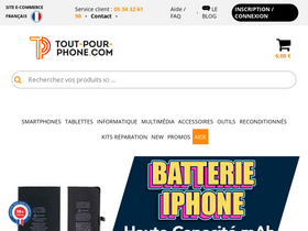 'tout-pour-phone.com' screenshot