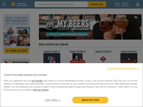 'toute-la-franchise.com' screenshot