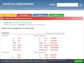 'toutelaconjugaison.com' screenshot