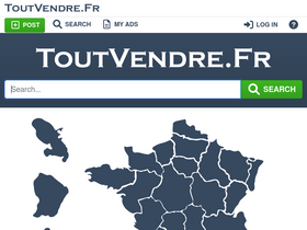 'toutvendre.fr' screenshot