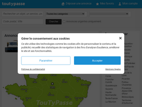 'toutypasse.com' screenshot