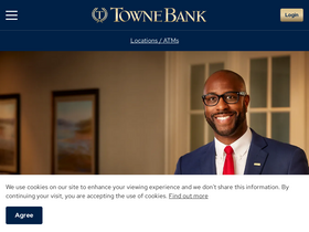 'townebank.com' screenshot