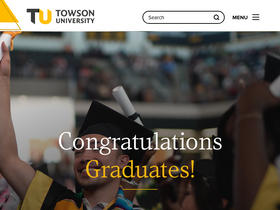 'towson.edu' screenshot